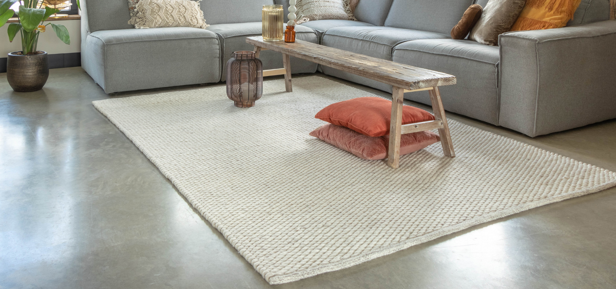 Vloerkleed en vloerverwarming