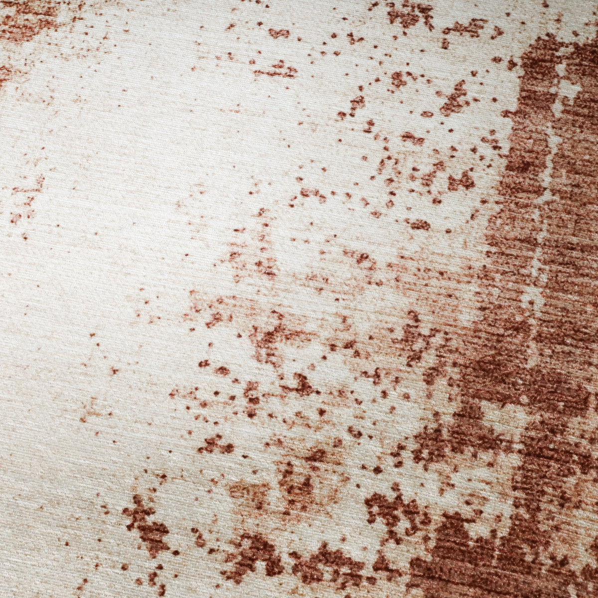 Abstract vloerkleed - Rusty Brown