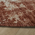 Abstract vloerkleed - Rusty Brown