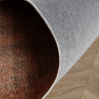 Abstract vloerkleed - Rusty Brown