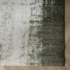 Abstract vloerkleed - Rusty Green