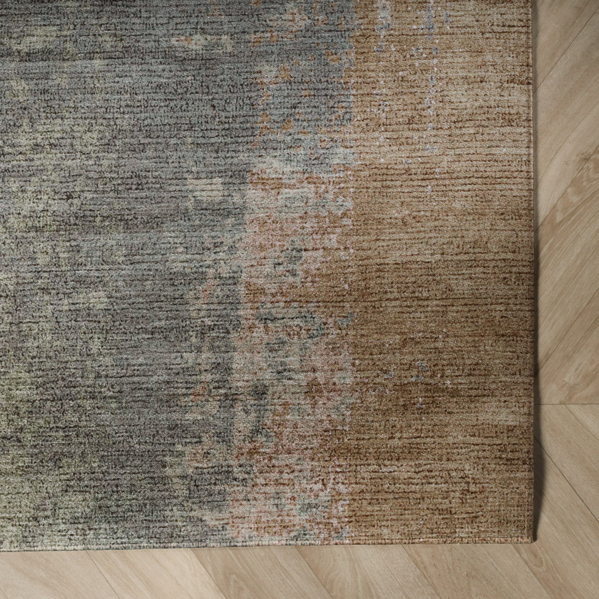 Abstract vloerkleed - Rusty Pastel