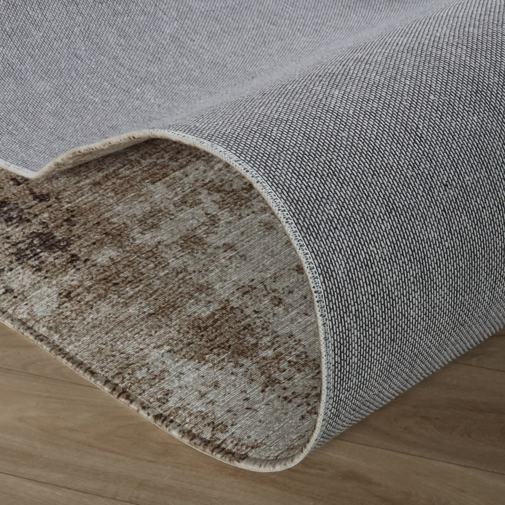 Abstract vloerkleed - Rusty Taupe