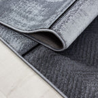 Modern floor rug - Plus Black 8007