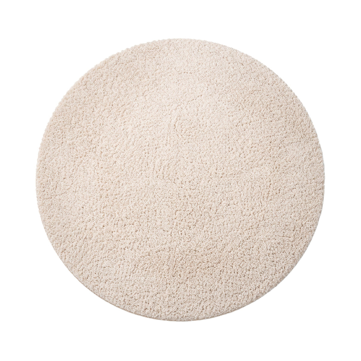 Round Fluffy Rug – Bobby Cream