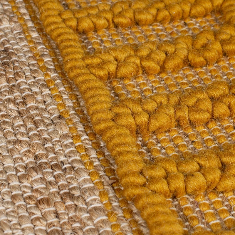 Jute floor rug - Jubio Medina Multicolor