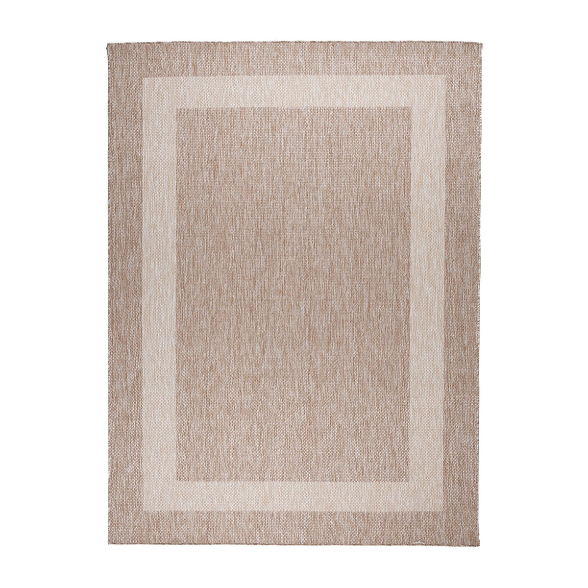 Outdoor Rug – Sierra Border Beige/Cream