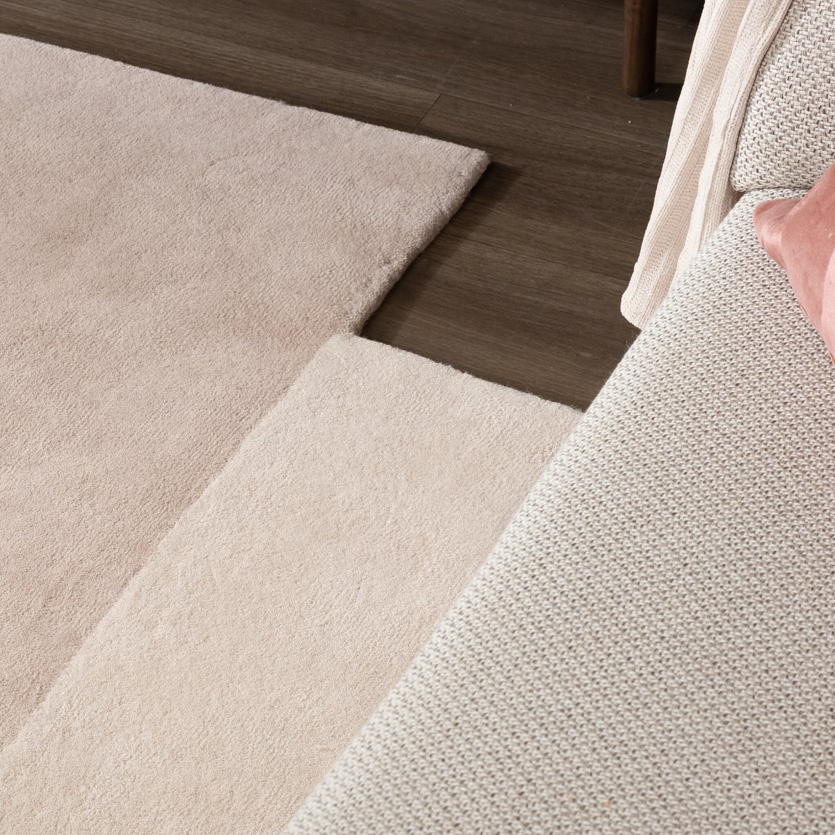 Wool Abstract Rug – Jules Creme/Taupe