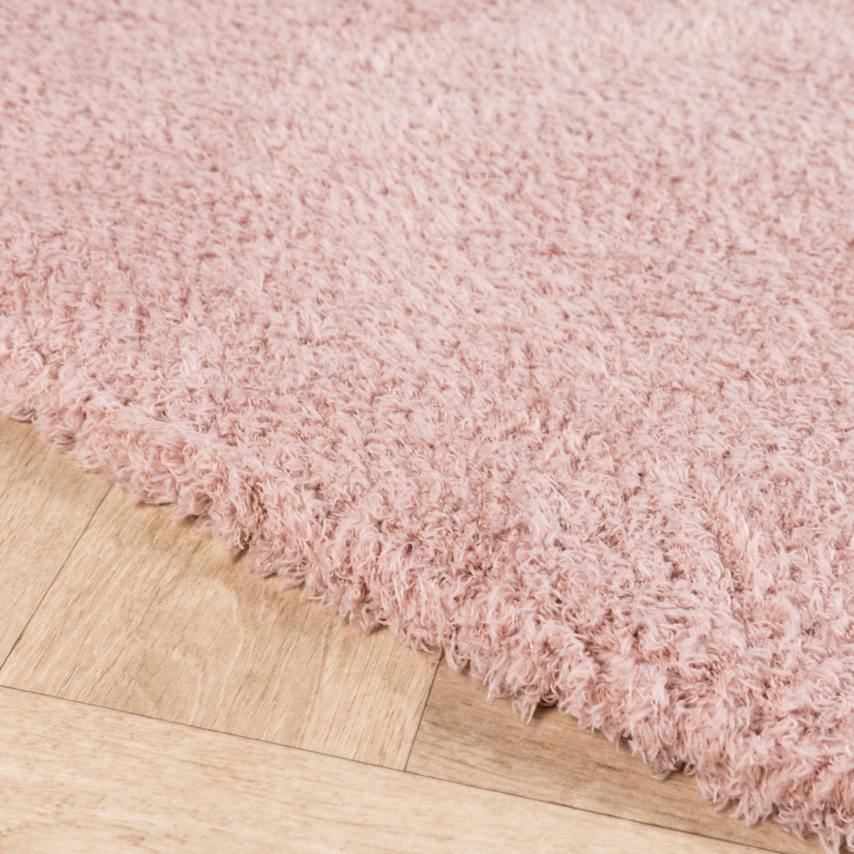 Soft organic rug - Teddy Pink