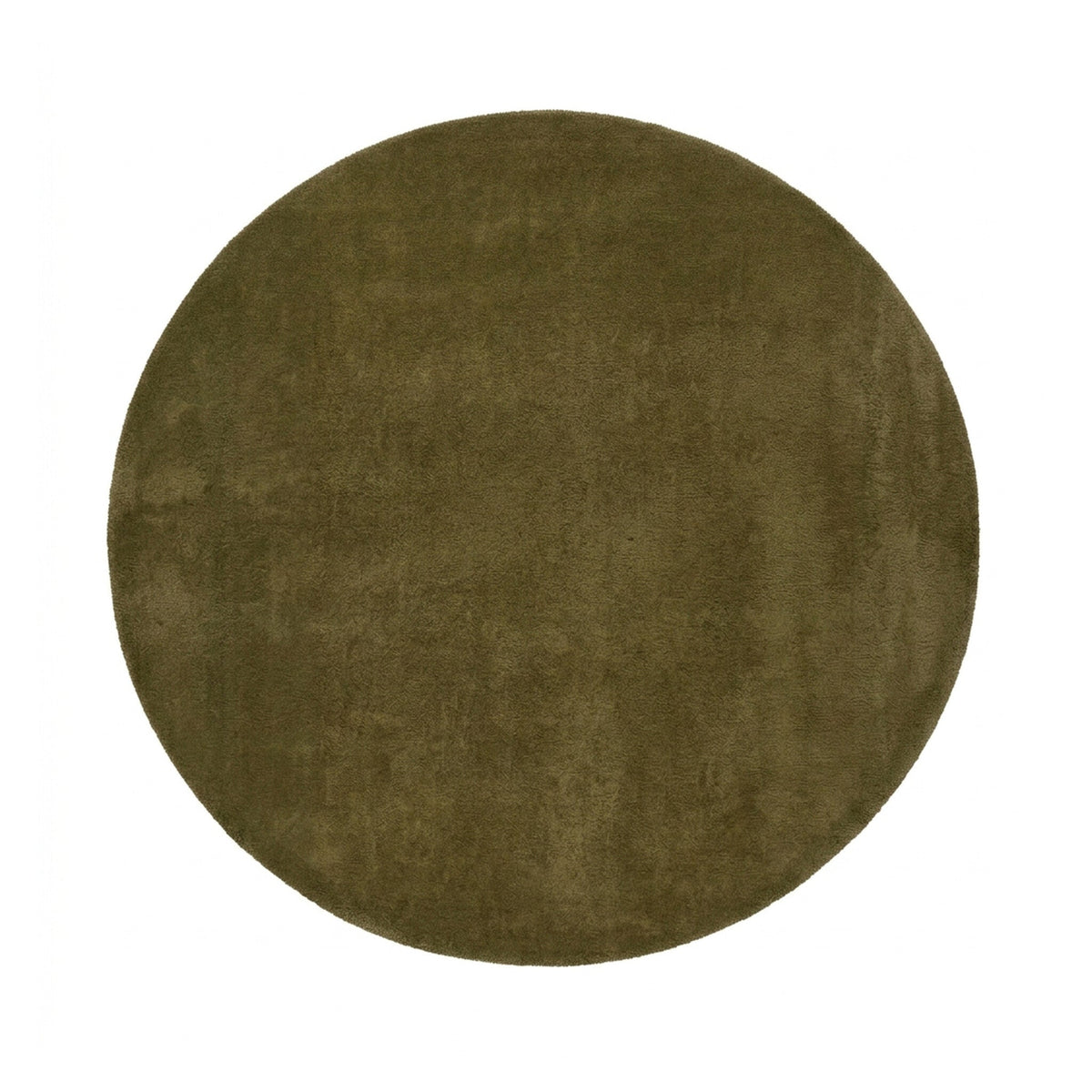 Round wool rug - Leone Green