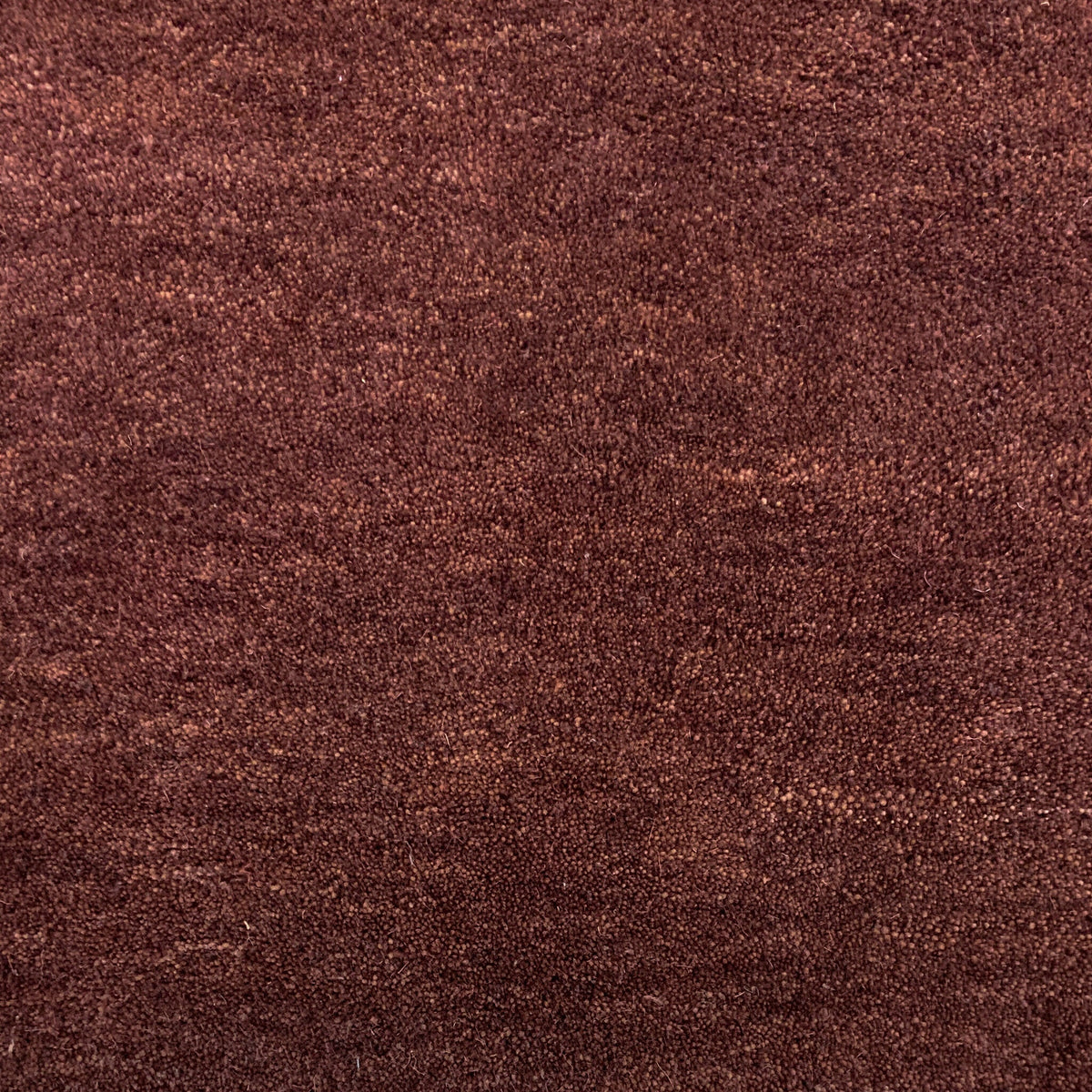 Round wool rug - Leone Red