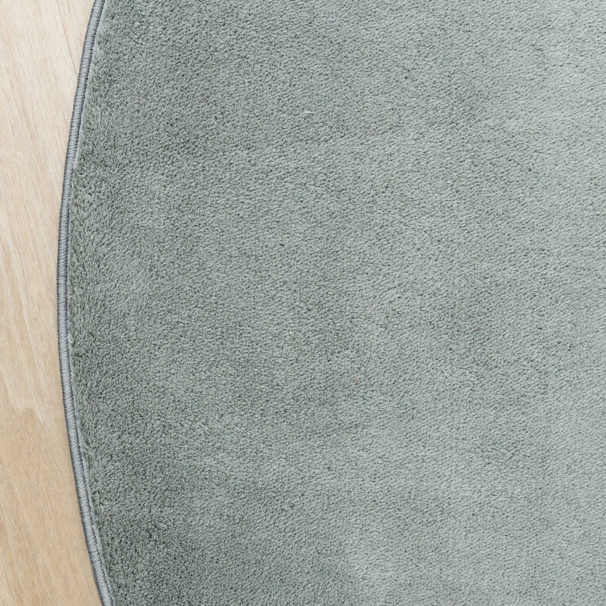 Round Washable Rug - Vivid Green