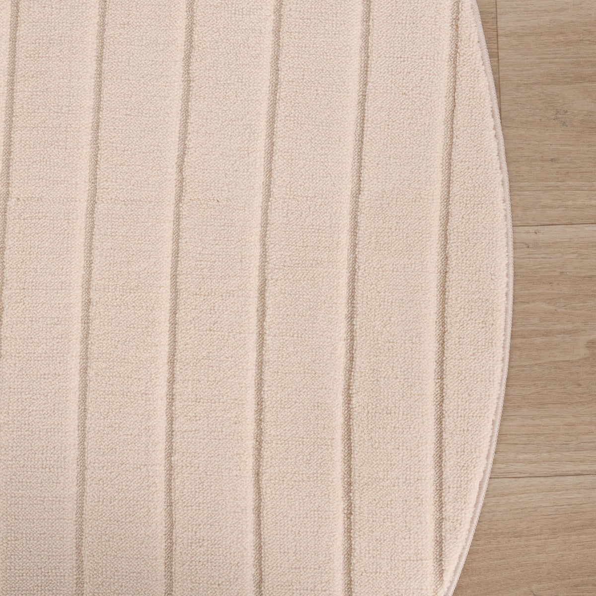 Round Scandinavian Rug - Charm Arches Beige