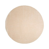 Round Scandinavian Rug - Charm Waves Beige