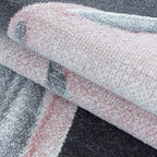 Children's floor rug - Fleurtje Dragon Pink