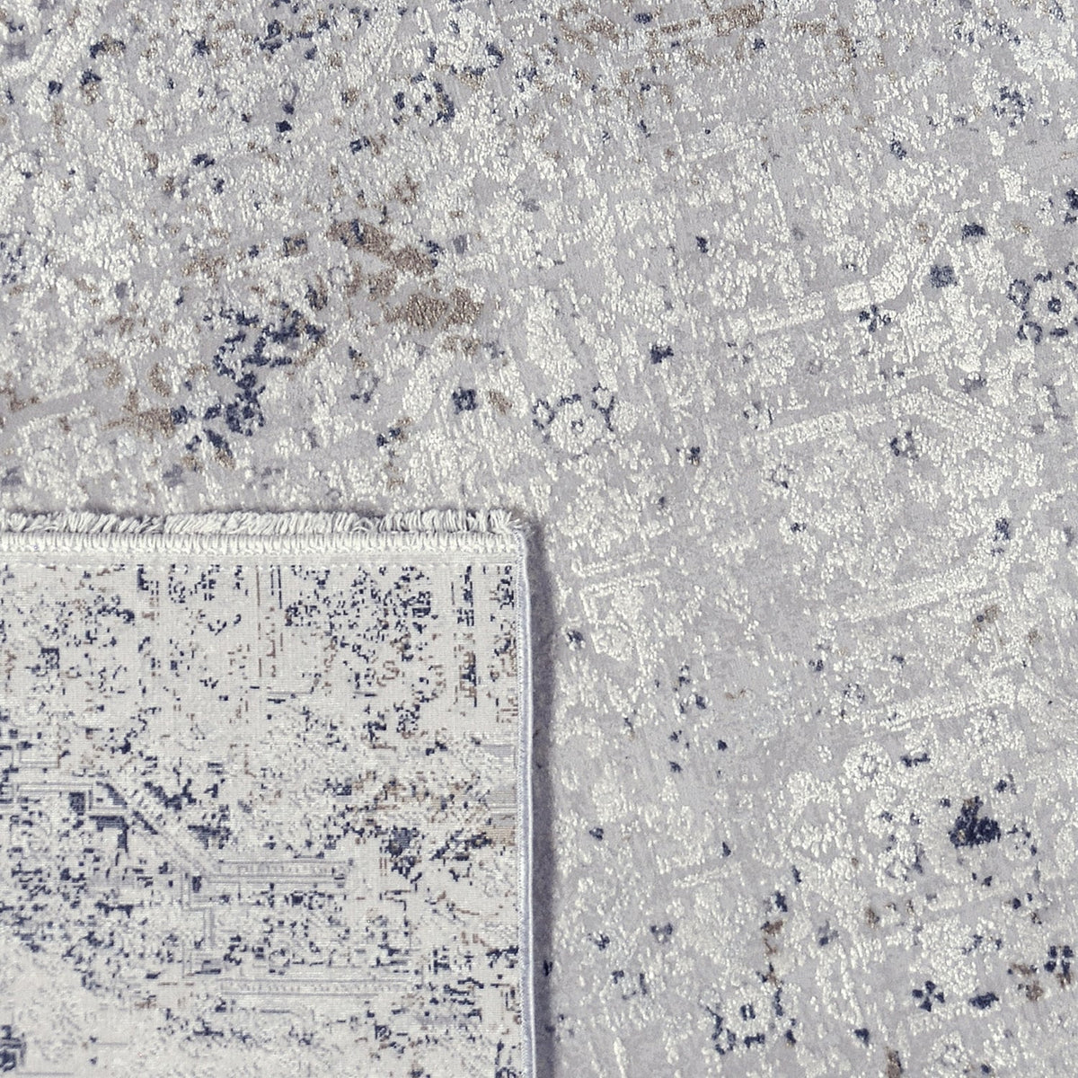 Soft Floor Rug - Olisa Grey/Beige