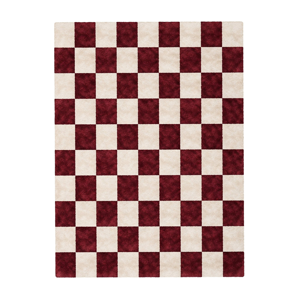 Checkerboard rug - Blox Red