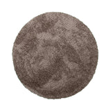 Round Shaggy Rug - Blaze Taupe