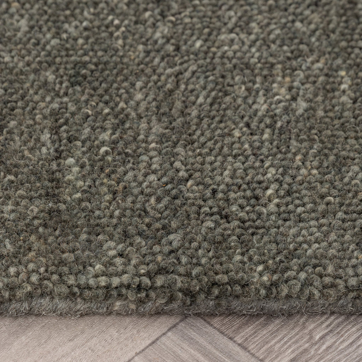 Berber rug - Aicha Pebble Dark Green