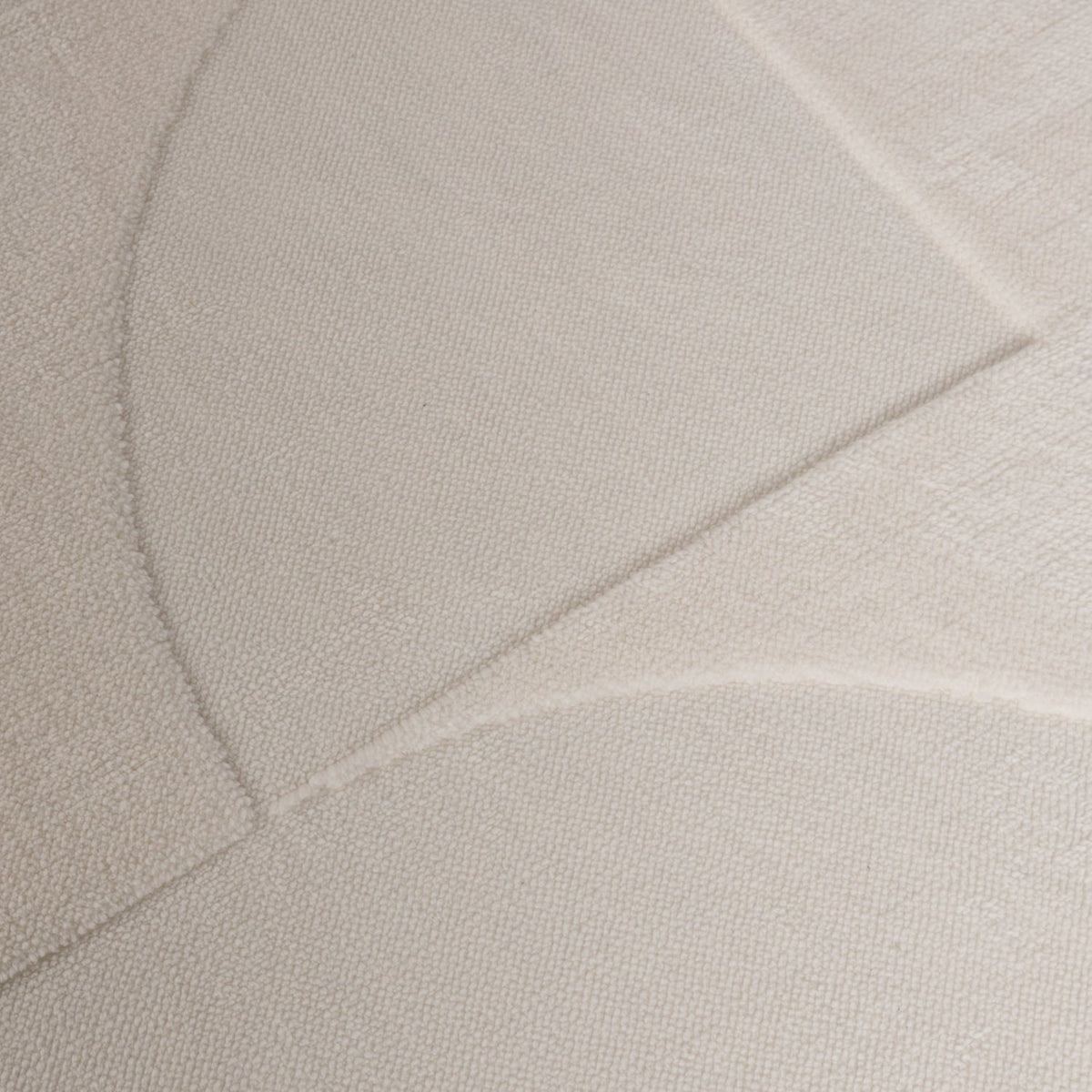Round Scandinavian Rug - Charm Circles White