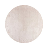 Round washable rug - Clean Cream