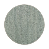 Round Wool Rug - Twist Green