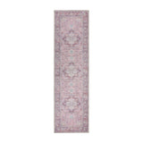 Washable Runner - Reido Traditional Pink