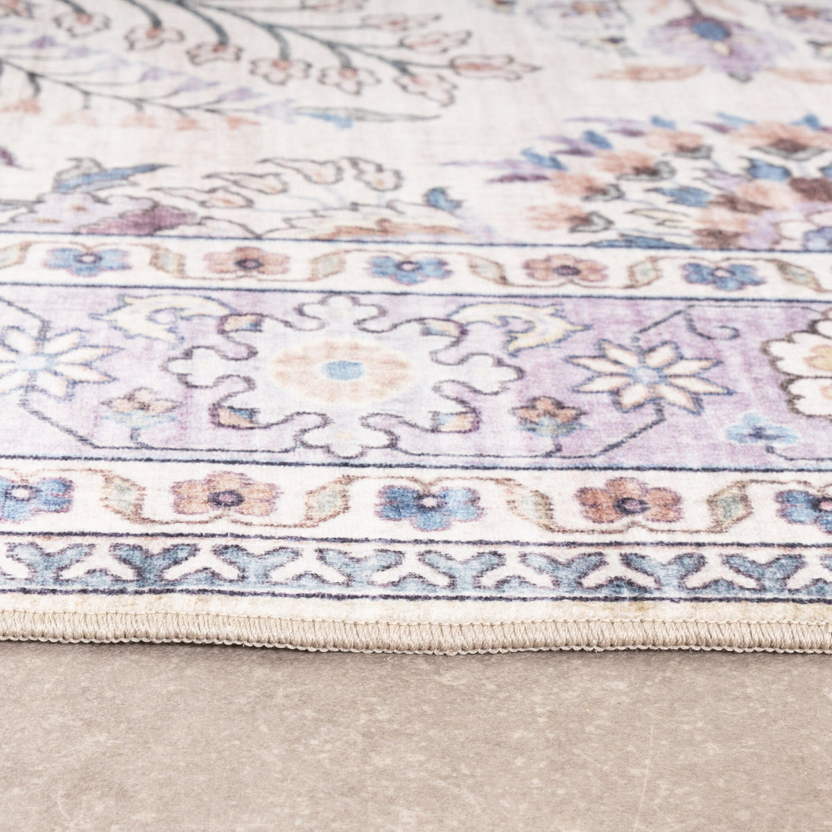 Vintage Outdoor Rug - Santo Flora White