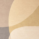 Organic Floor Rug - Shades Cream/Beige 020