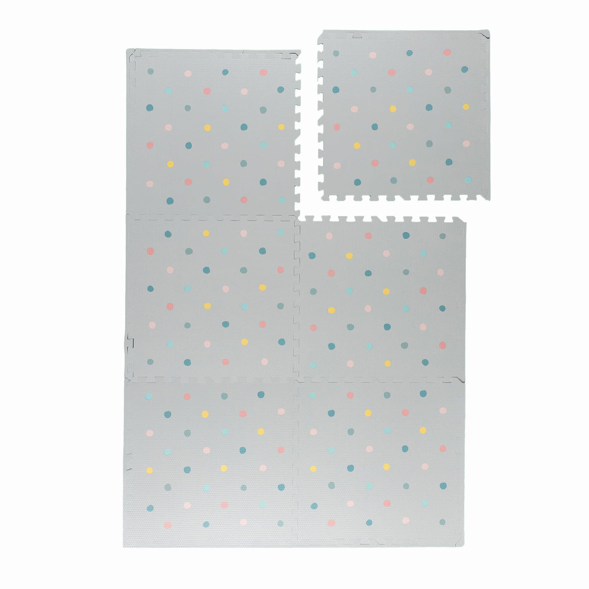 Foam Puzzle Mat – Alfie Dots Light Grey