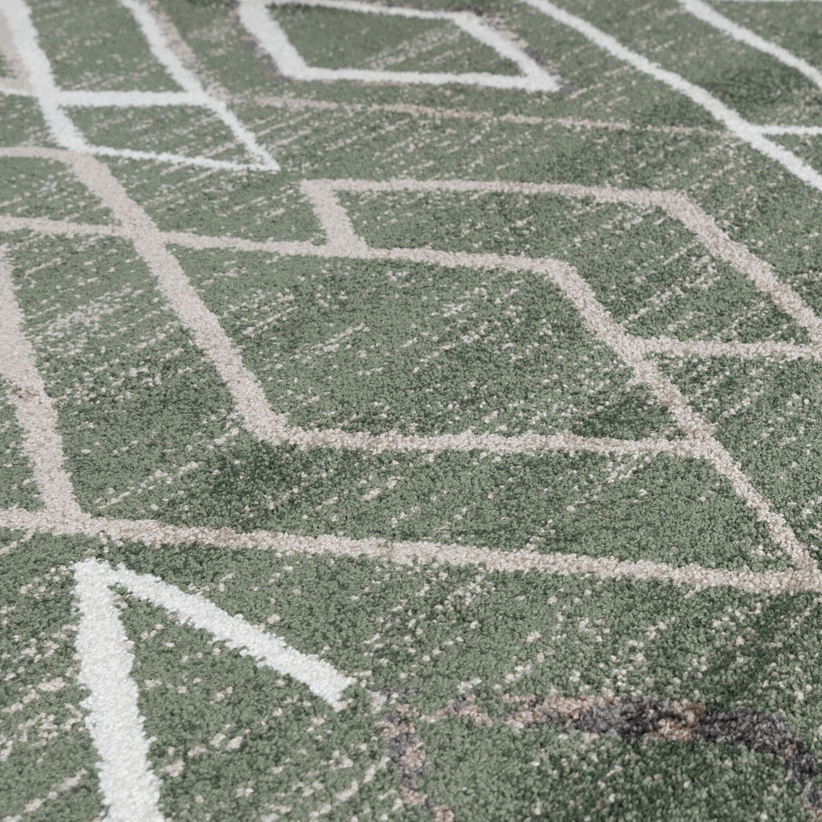Berber Rug - Blend Diamond Green