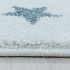 Children's Floor Rug - Pretty Dino Blue