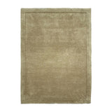 Wool rug - Isara Border Olive Green