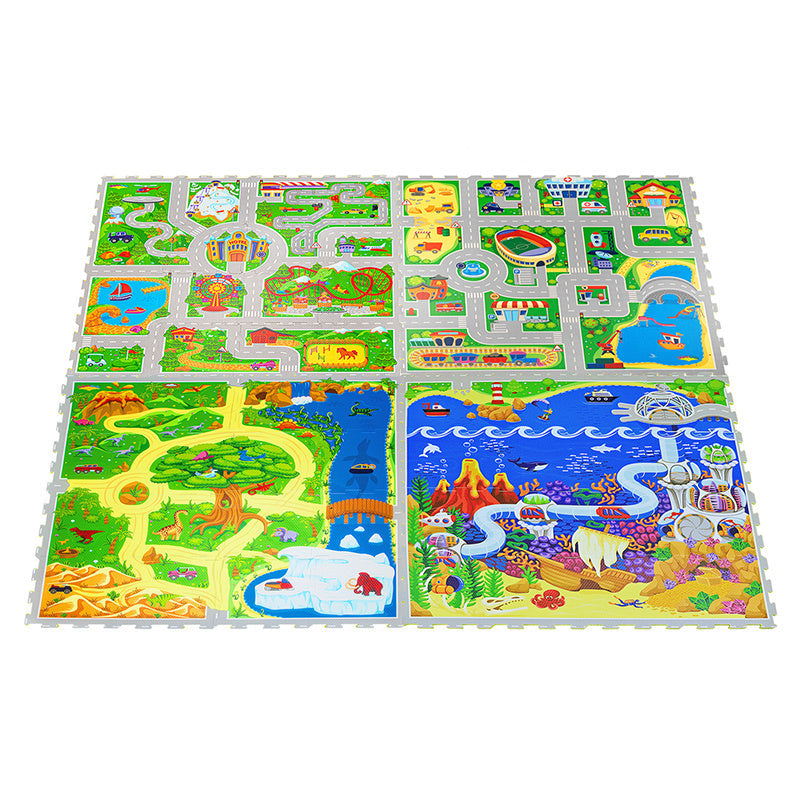 Foam Puzzle Mat - Max City Multicolor