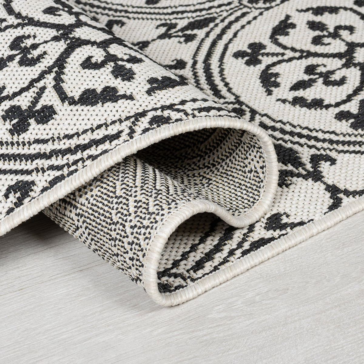 Outdoor runner - Varano Casablanca Black/White