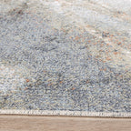 Washable Abstract Rug - Misha Lines Cream/Grey