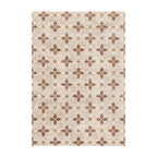 Geometryczny dywan zewnętrzny - Mosaic Dot Terracotta