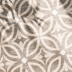 Geometryczny dywan zewnętrzny - Mosaic Petal Kremowy