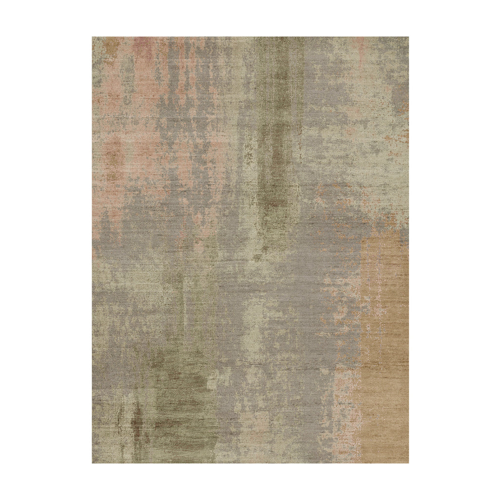 Abstract vloerkleed - Rusty Pastel
