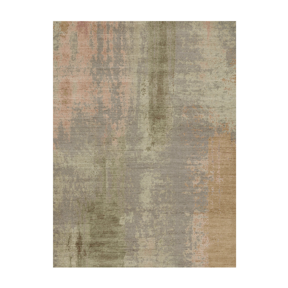 Abstract vloerkleed - Rusty Pastel
