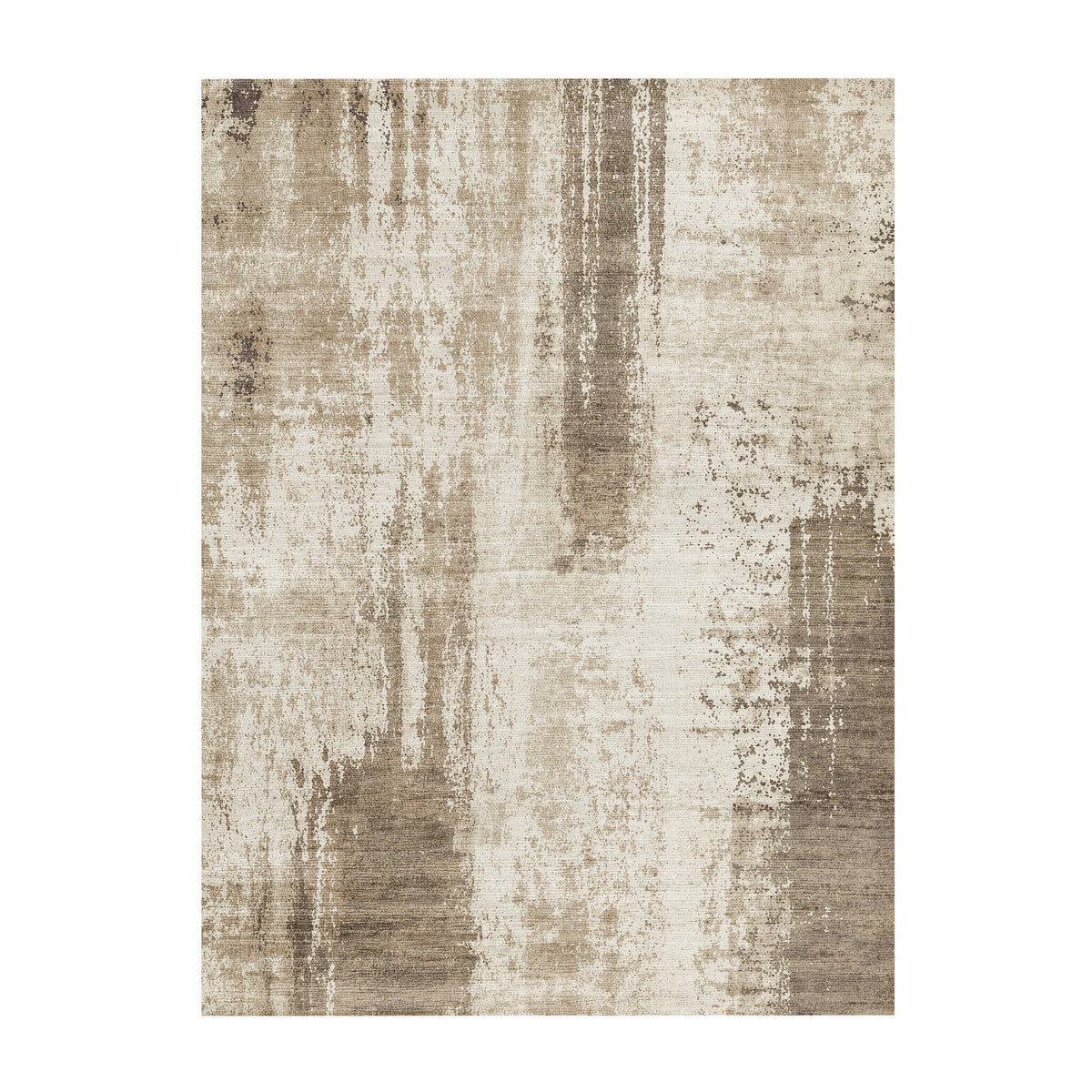 Abstract vloerkleed - Rusty Taupe