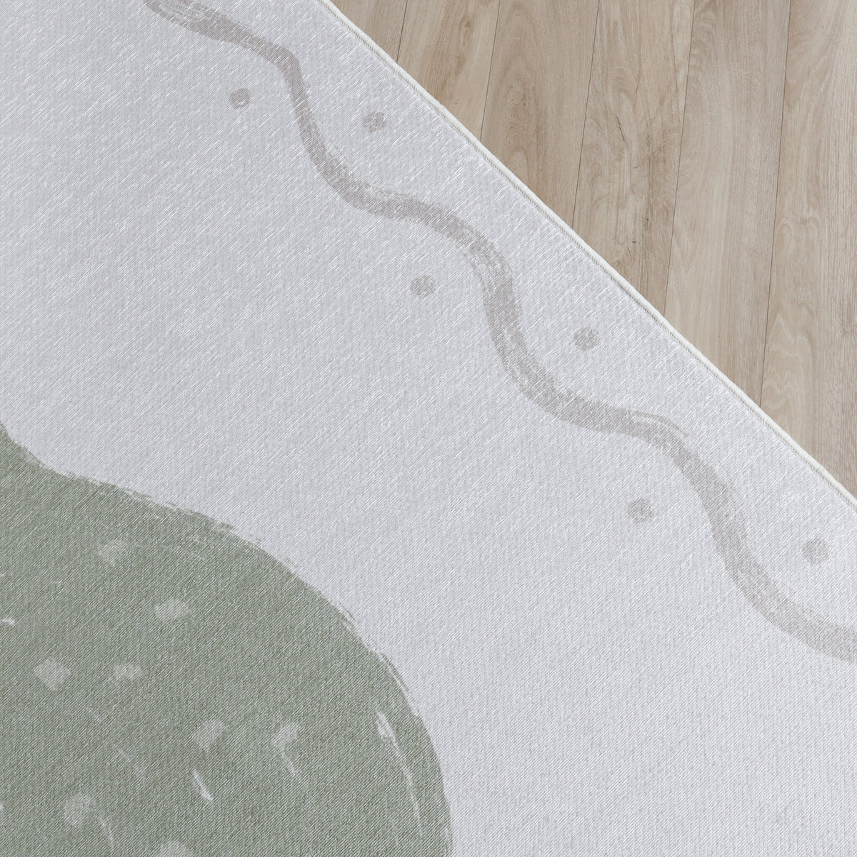 Washable children's rug - Mick Pear Green