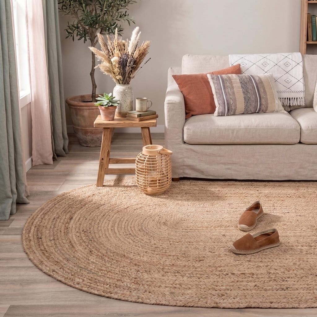 Jute Rug - Fair Oval Natural
