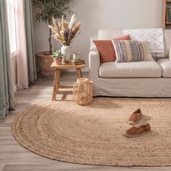 Jute Rug - Fair Oval Natural