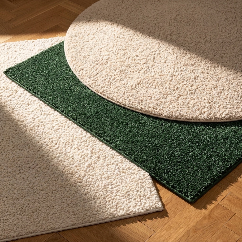 Round Fluffy Rug – Bobby Green