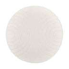 Rond hoogpolig vloerkleed - Carvy Arches Crème