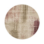 Rond abstract vloerkleed - Rusty Multicolour