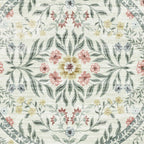 Rond vintage buitenvloerkleed - Luana Green