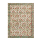 Vintage vloerkleed - Sage Grid Groen