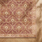 Vintage vloerkleed - Sage Grid Terracotta